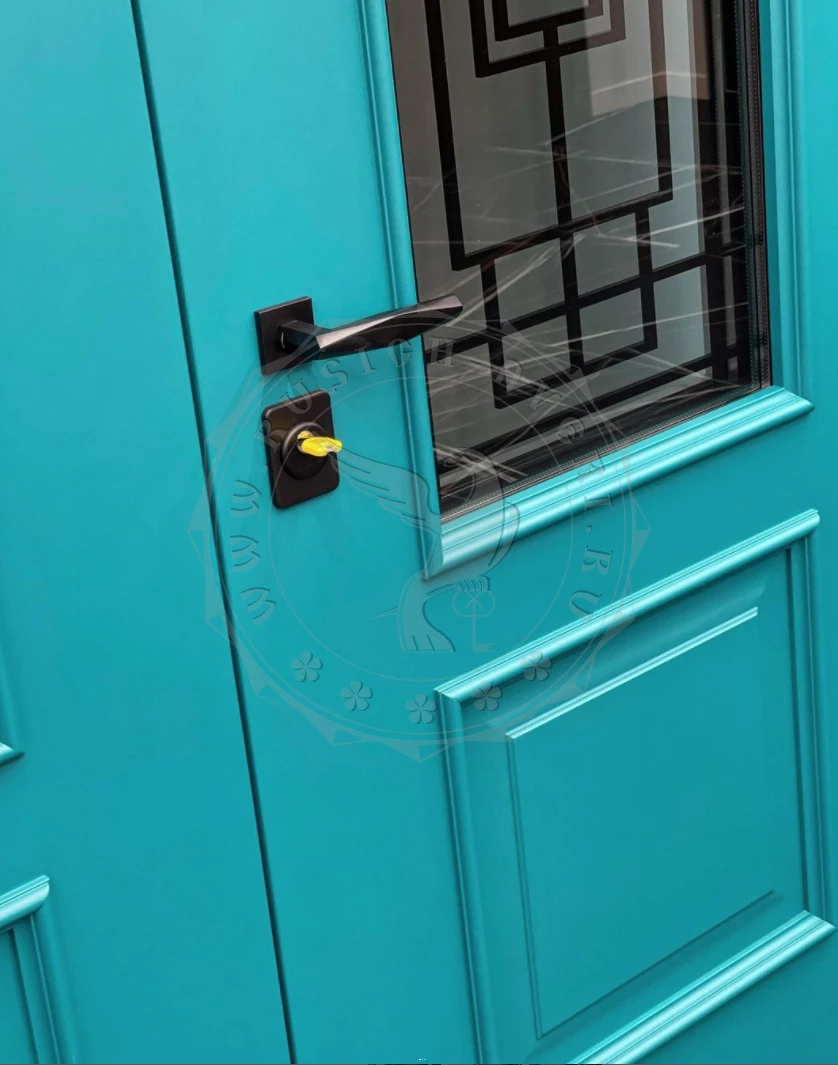 Дверь со стеклопакетами для загородного дома Н-3013  фото 3
